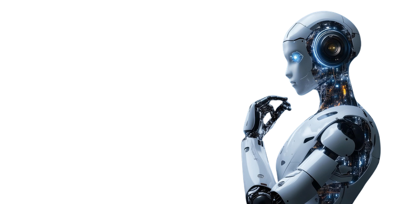 AI and Human Intelligence illustration